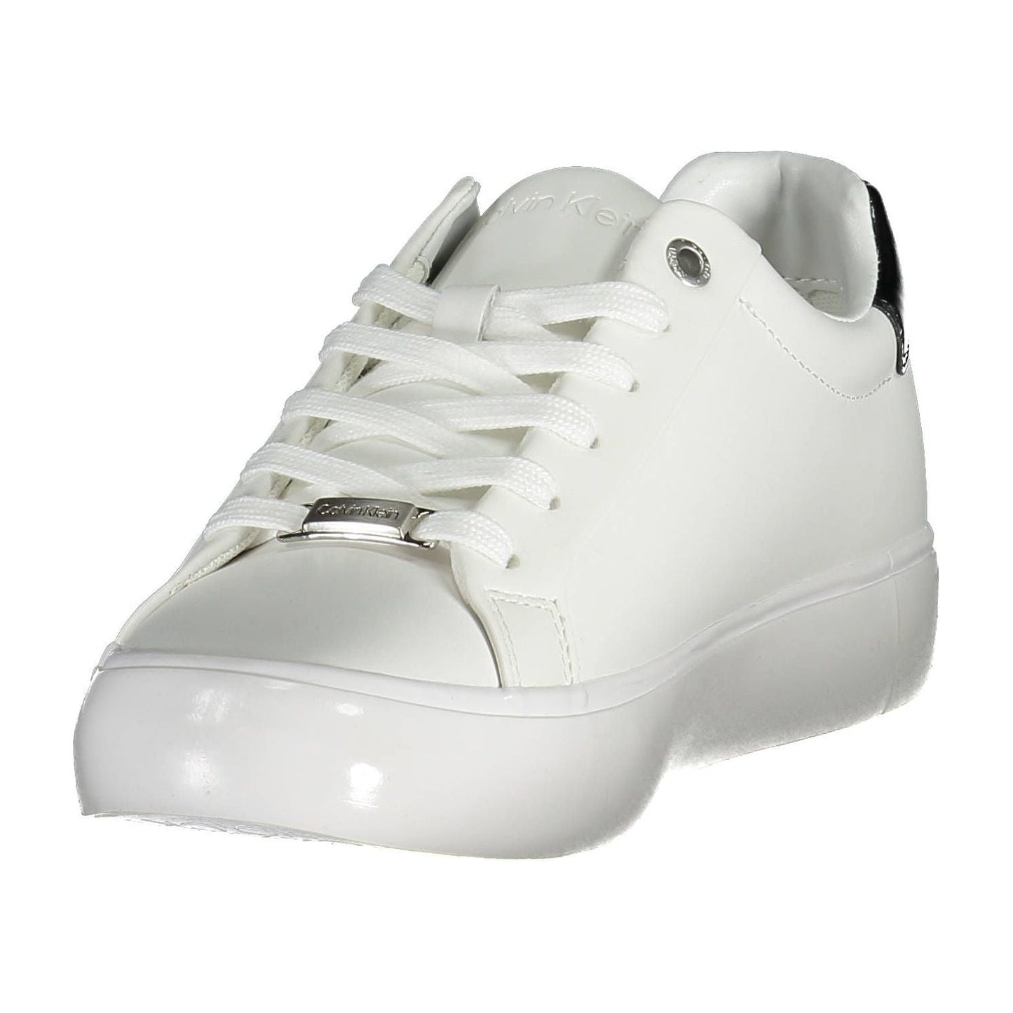 Calvin Klein White Leather Women Sneaker Calvin Klein