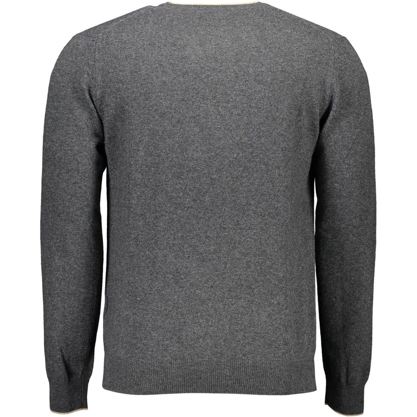 Harmont & Blaine Gray Wool Men Sweater Harmont & Blaine