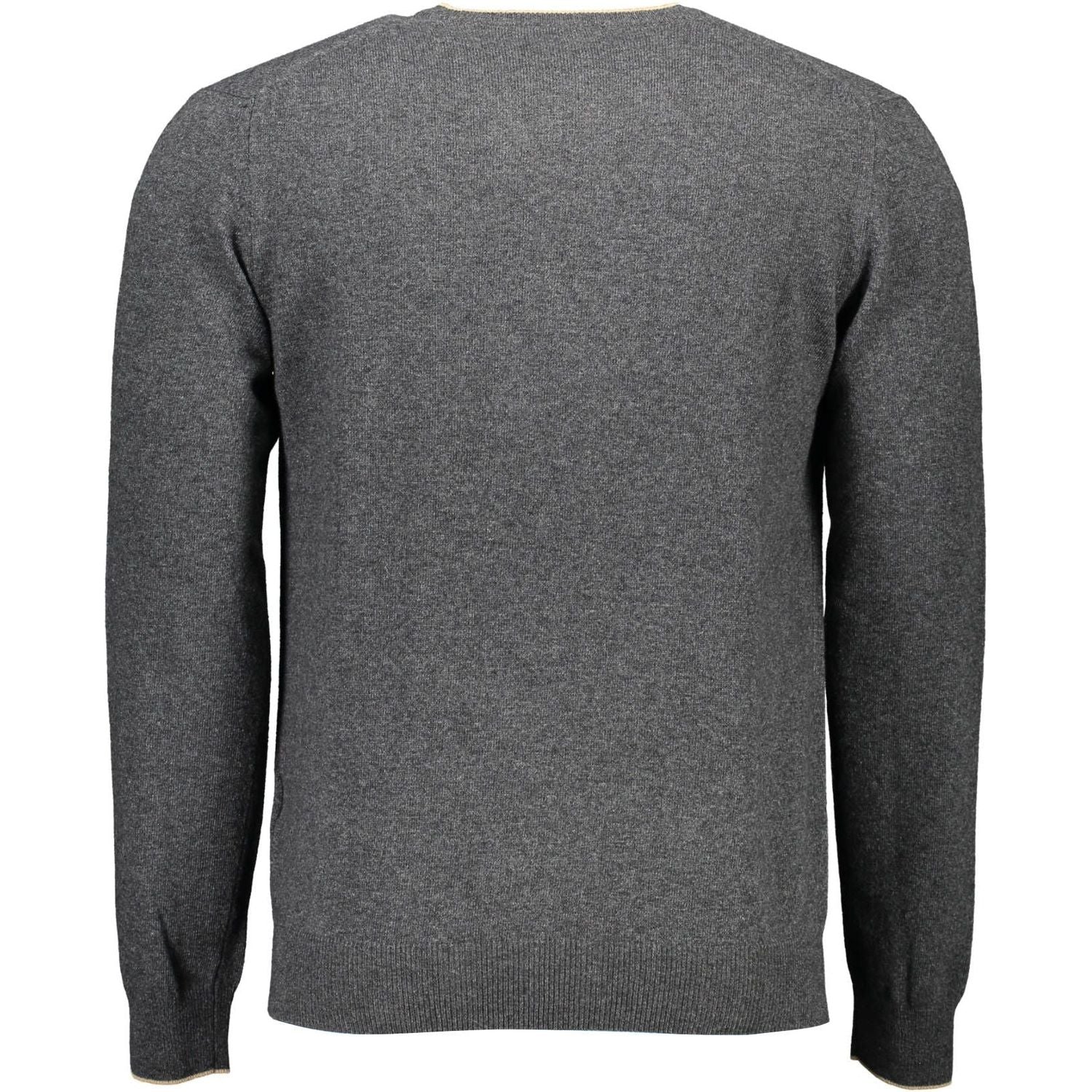 Harmont & Blaine Gray Wool Men Sweater