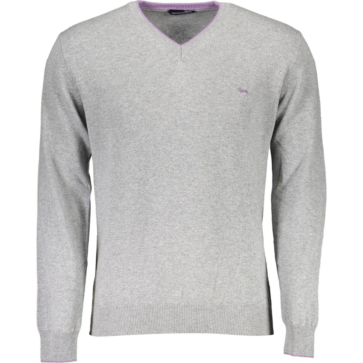 Harmont & Blaine Gray Wool Men Sweater Harmont & Blaine