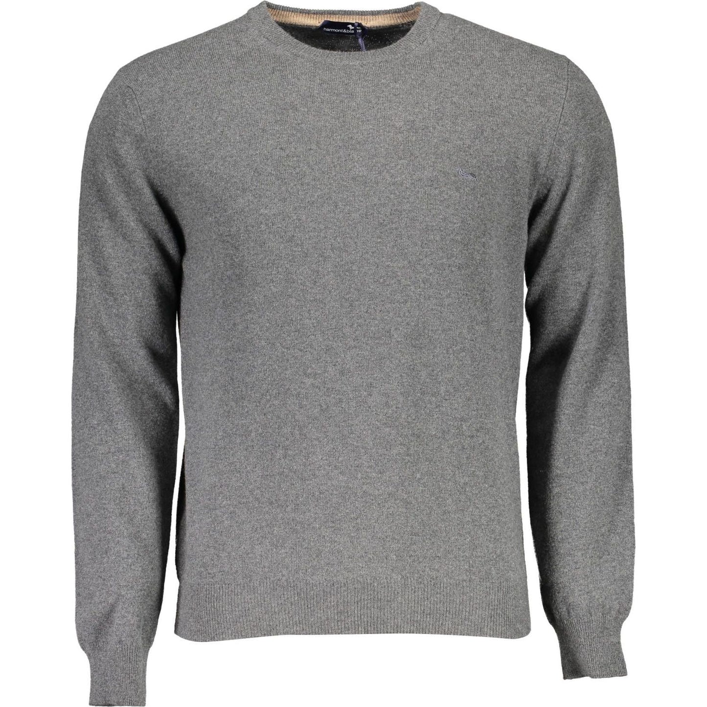 Harmont & Blaine Gray Wool Men Sweater Harmont & Blaine