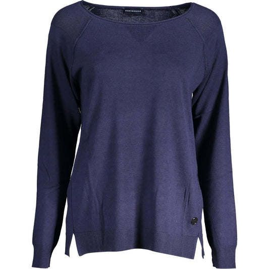 North Sails Blue Viscose Women Sweater North Sails