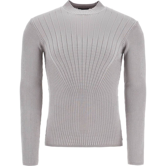 Mugler fitted long-sleeved top