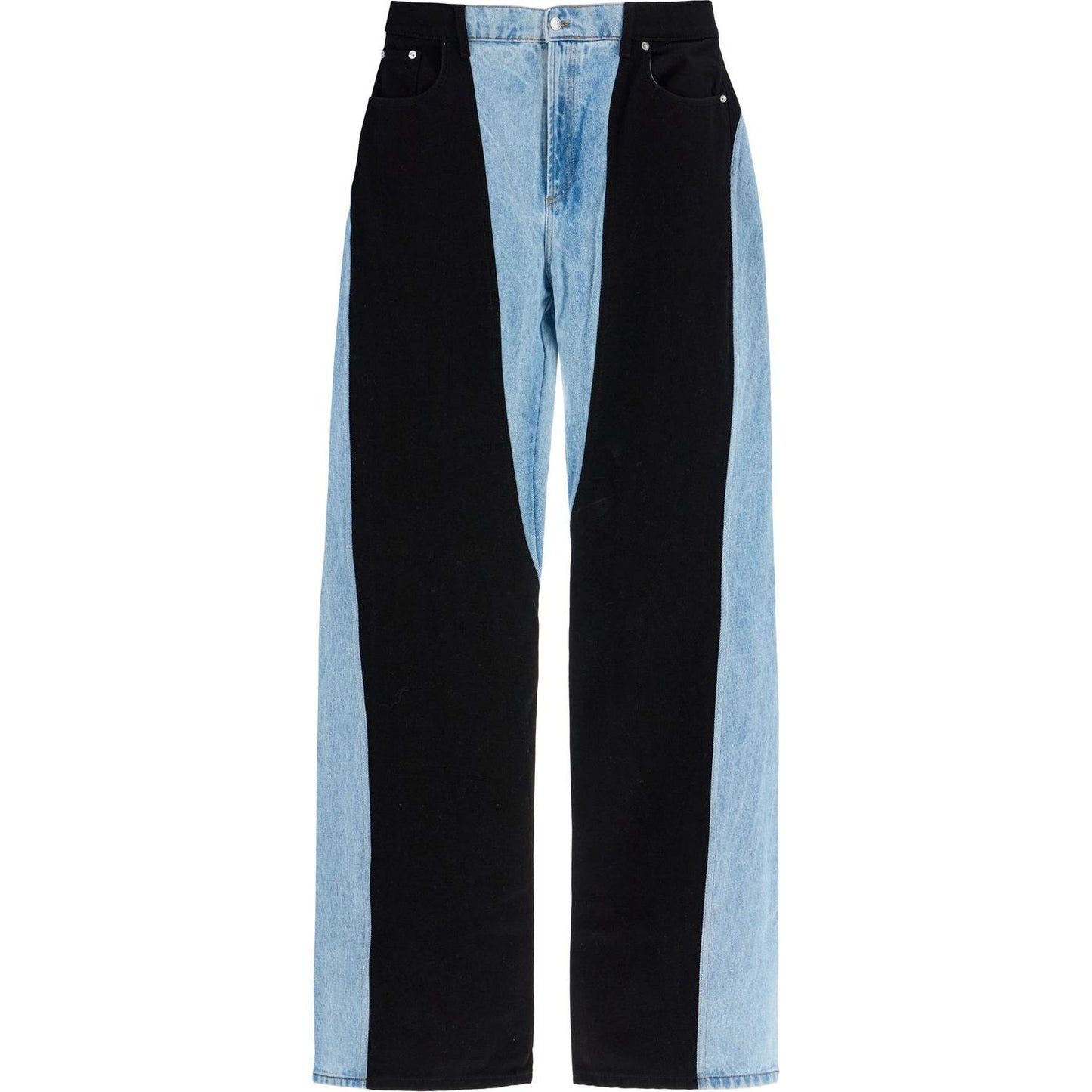 Mugler two-tone denim jeans Jeans Mugler