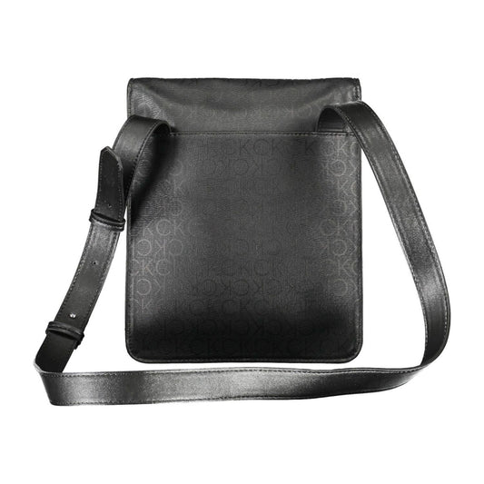 Calvin Klein Black Polyester Men Shoulder Bag Calvin Klein