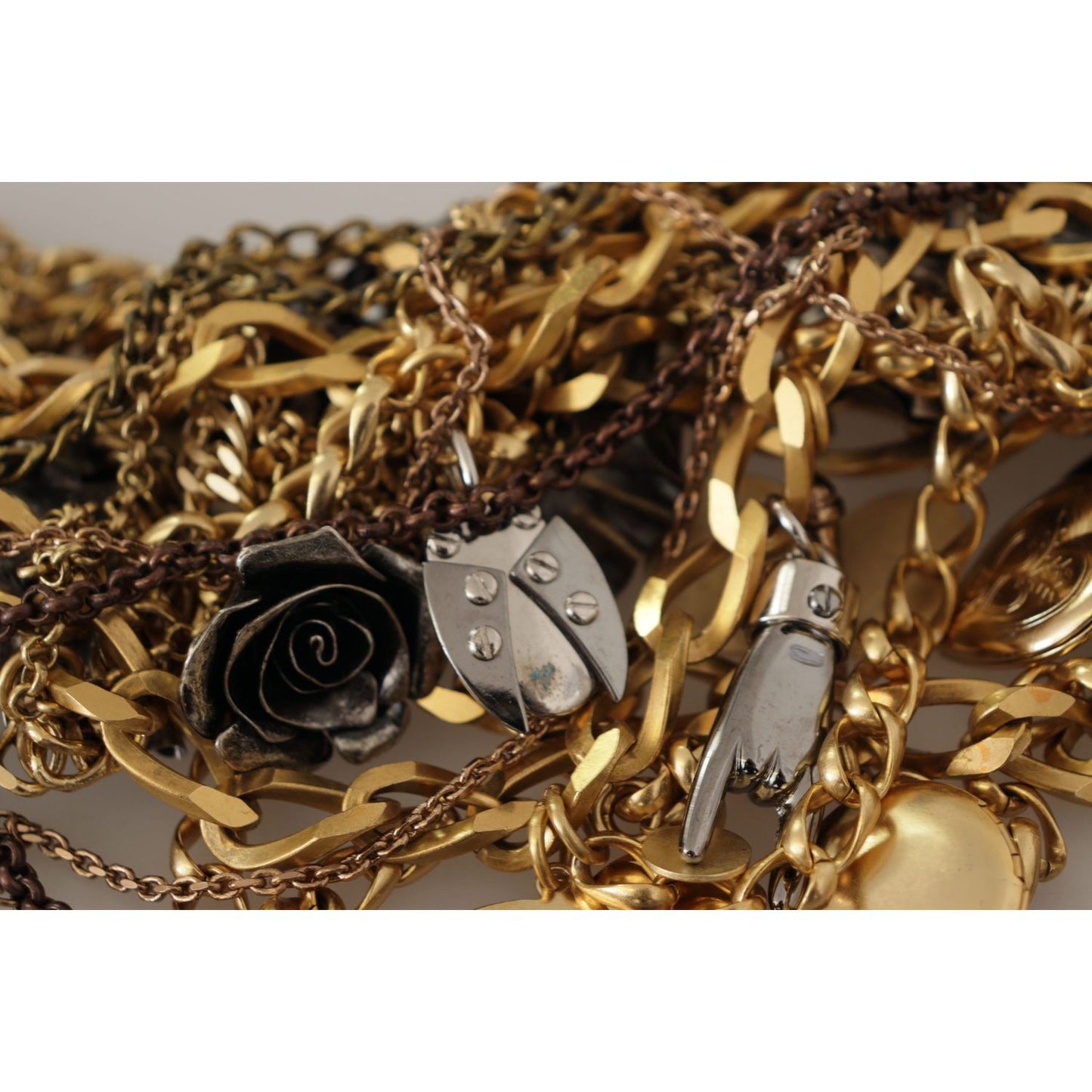 Dolce & Gabbana Sicilian Glamour Gold Statement Necklace WOMAN NECKLACE Dolce & Gabbana