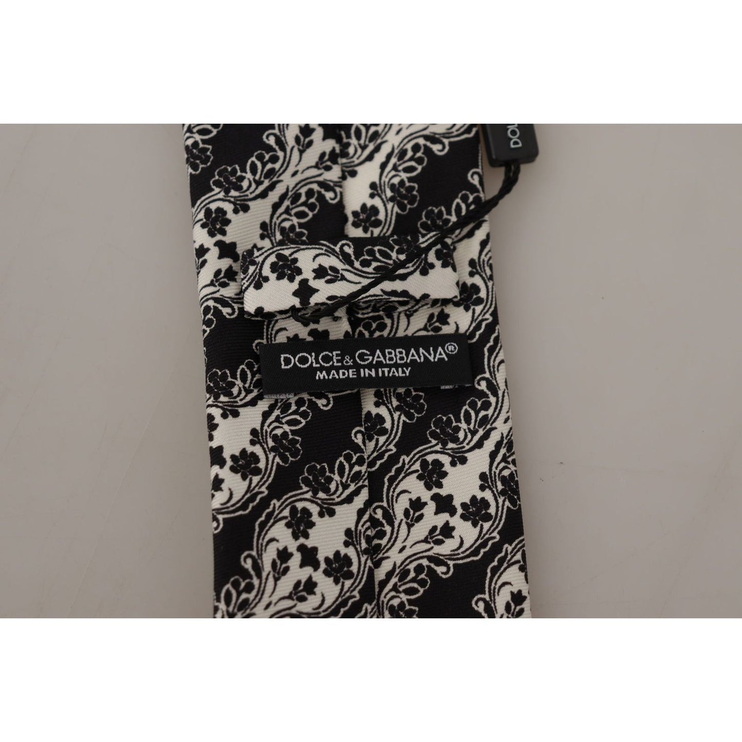 Dolce & Gabbana Elegant Floral Print Silk Bow Tie Dolce & Gabbana