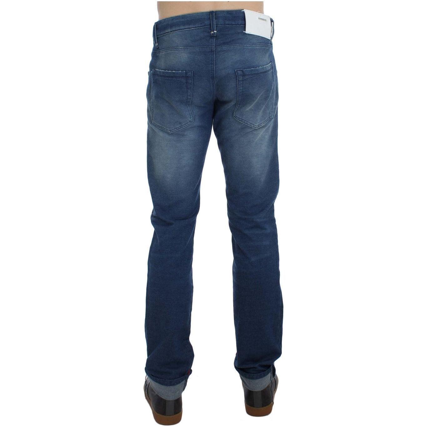 Acht Slim Fit Blue Wash Italian Denim Acht