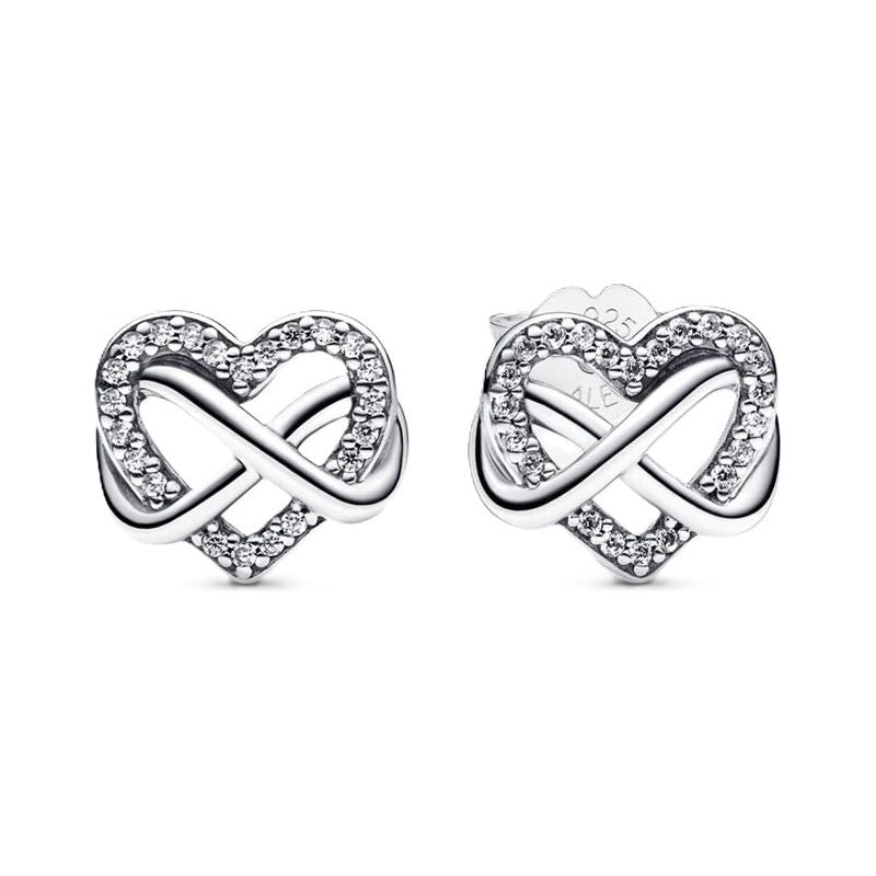 PANDORA JEWELS Mod. SPARKLING INFINITY HEART DESIGNER FASHION JEWELLERY PANDORA