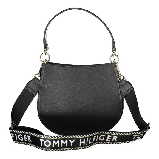 Tommy Hilfiger Black Polyester Women Handbag Tommy Hilfiger