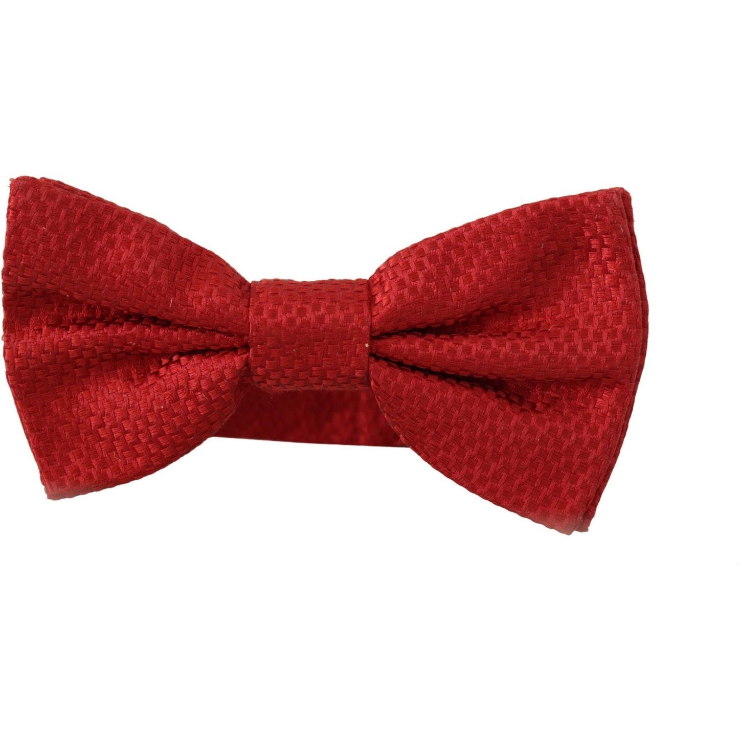 Dolce & Gabbana Elegant Red Silk Bow Tie Dolce & Gabbana