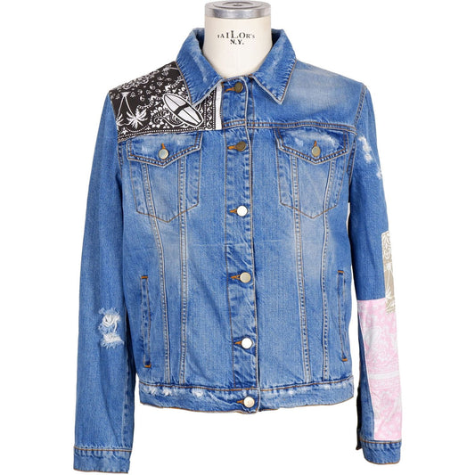 Comme Des Fuckdown Abstract Denim Elegance Men's Jacket Comme Des Fuckdown