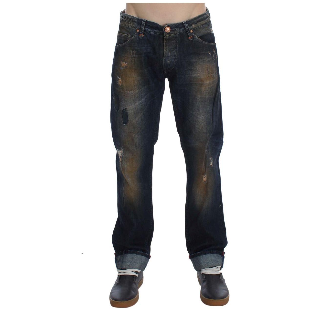 Acht Elegant Straight Fit Men's Denim Jeans Acht