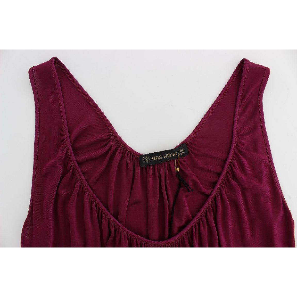 PLEIN SUD Elegant Purple Rayon Cami Blouse PLEIN SUD