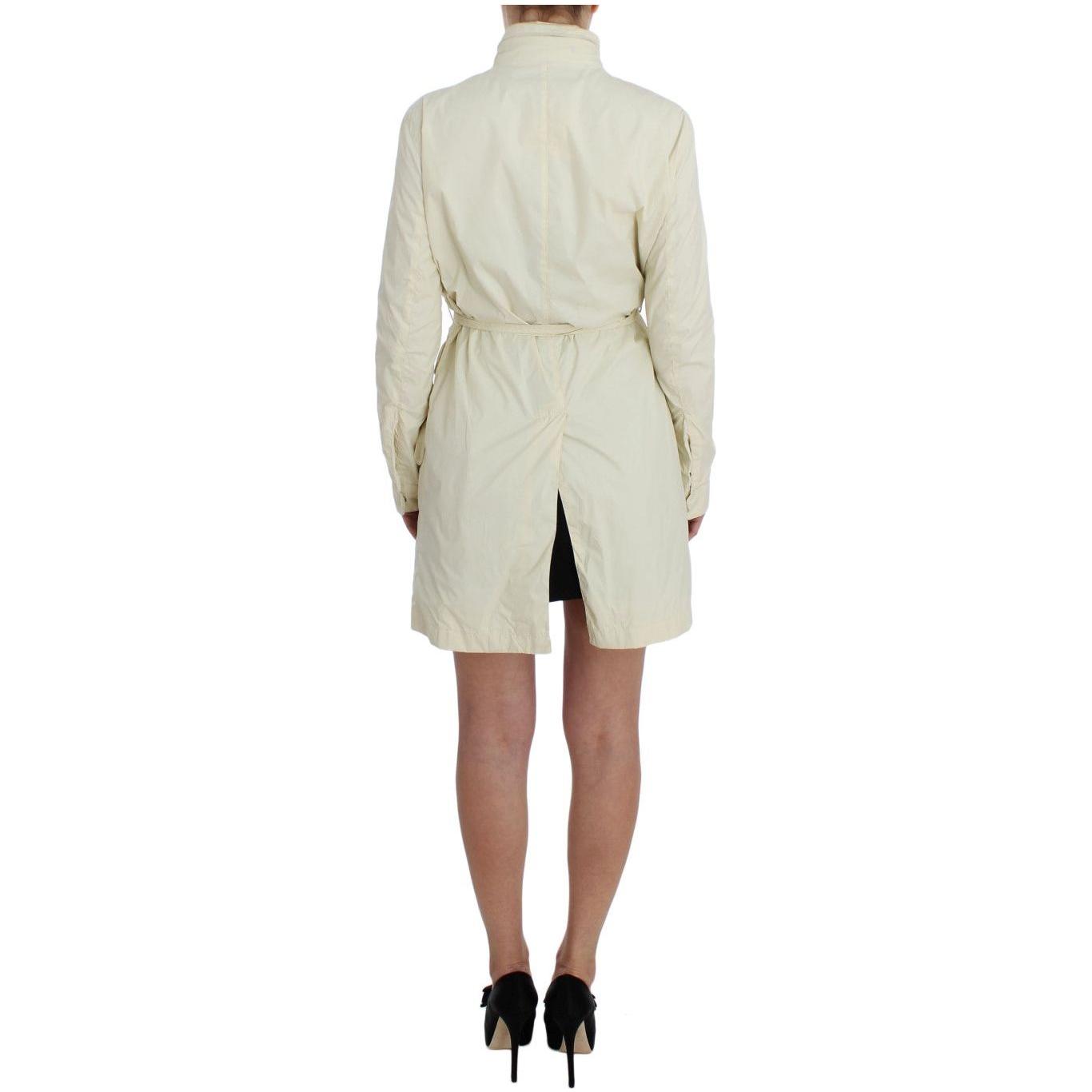 P.A.R.O.S.H. Chic Beige Trench Jacket Coat Coats & Jackets P.A.R.O.S.H.