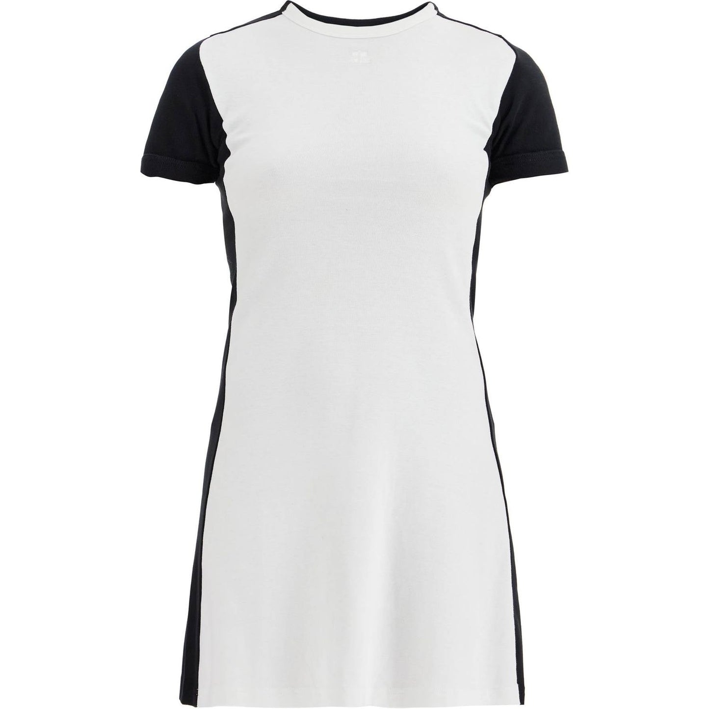 Courreges mini contrast frame dress