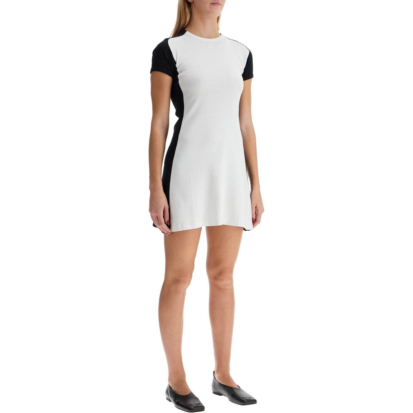 Courreges mini contrast frame dress