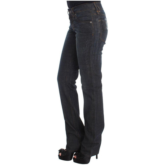 John Galliano Chic Slim Fit Bootcut Designer Jeans John Galliano