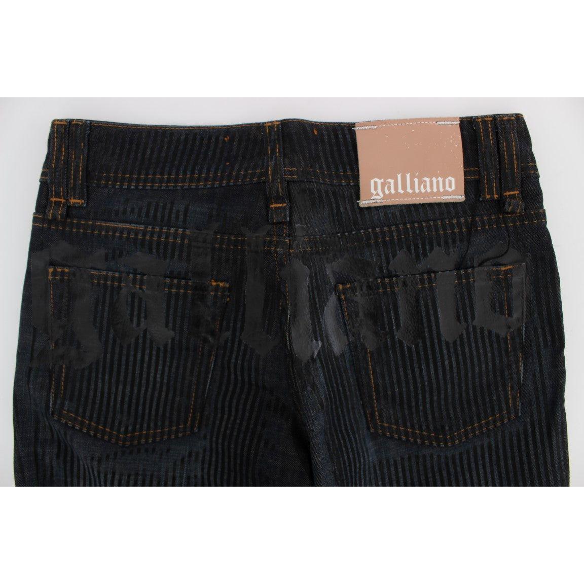 John Galliano Chic Slim Fit Bootcut Designer Jeans John Galliano