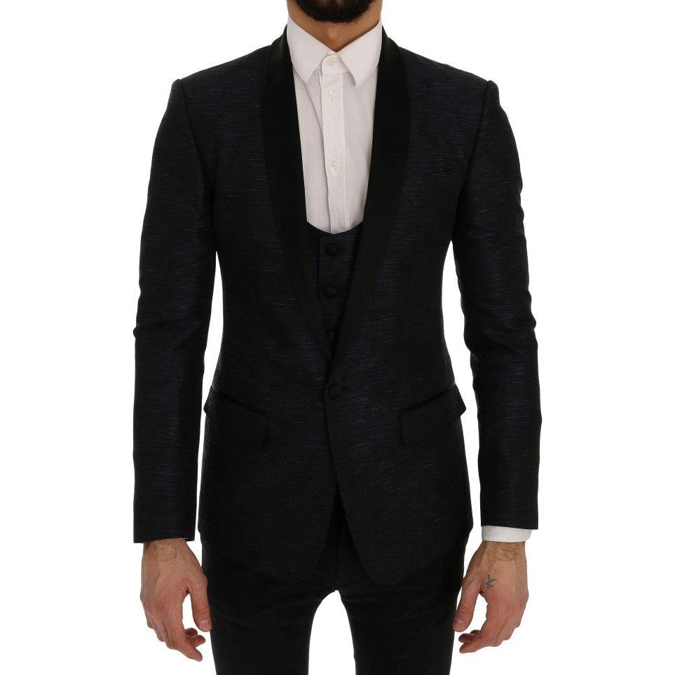 Dolce & Gabbana Blue MARTINI Slim 2 Piece Blazer