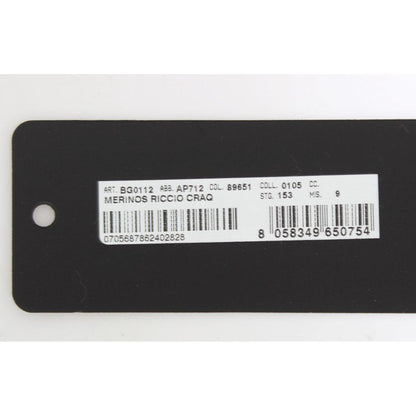 Dolce & Gabbana Gray Wool Shearling Studded Gloves