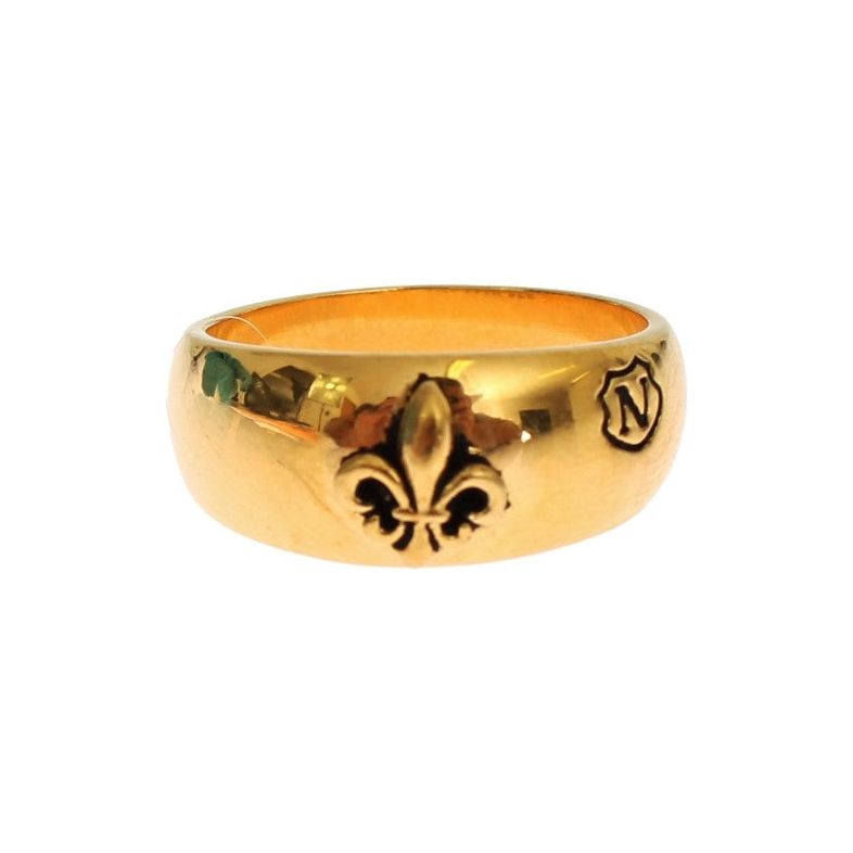 Nialaya Exclusive Gold-Plated Men's Ring Ring Nialaya