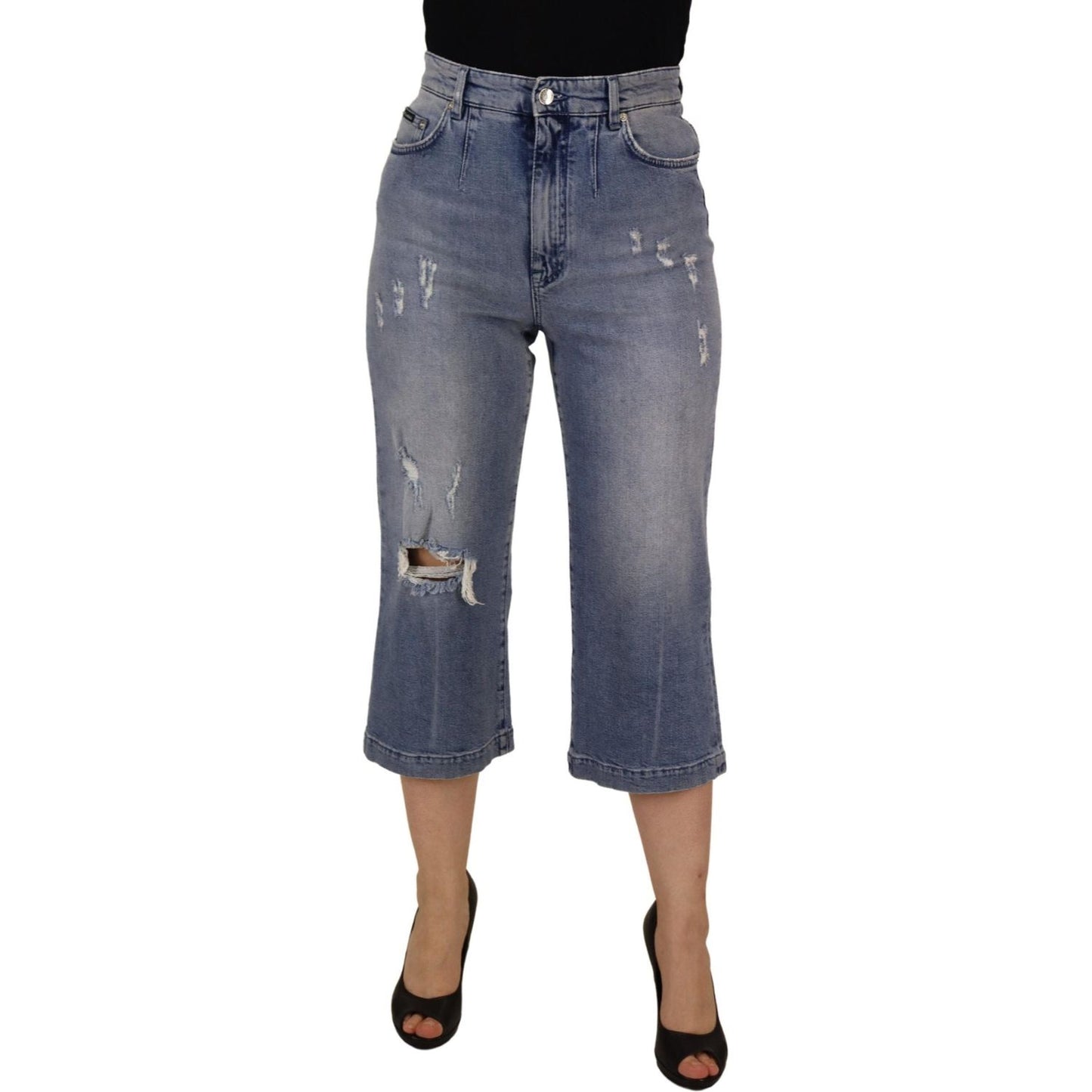 Dolce & Gabbana High Waist Skinny Denim Jeans - Blue Dolce & Gabbana