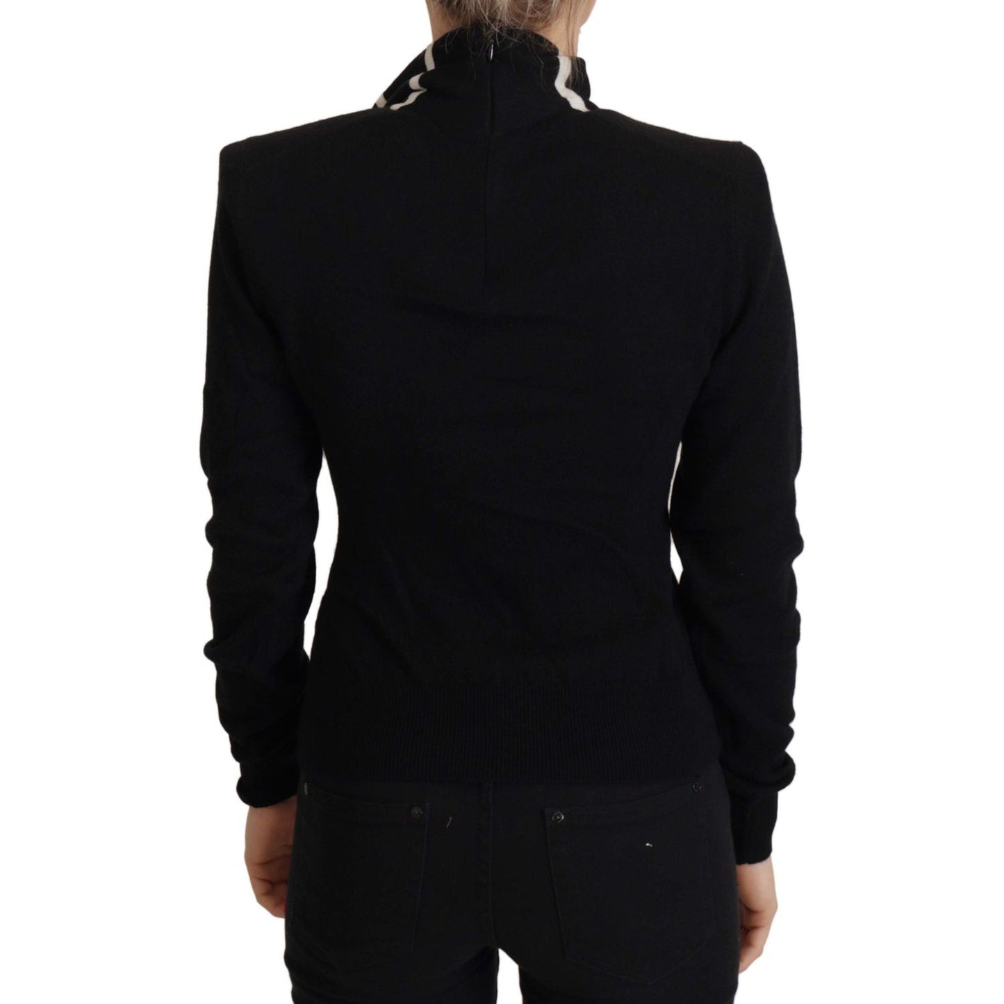 Dolce & Gabbana Elegant Black Cashmere Turtleneck Sweater Dolce & Gabbana