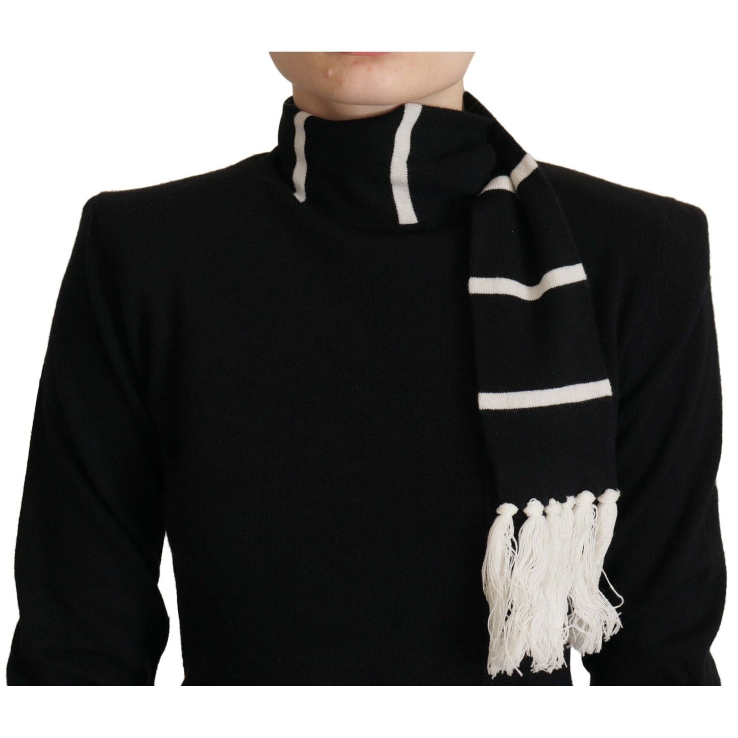 Dolce & Gabbana Elegant Black Cashmere Turtleneck Sweater Dolce & Gabbana