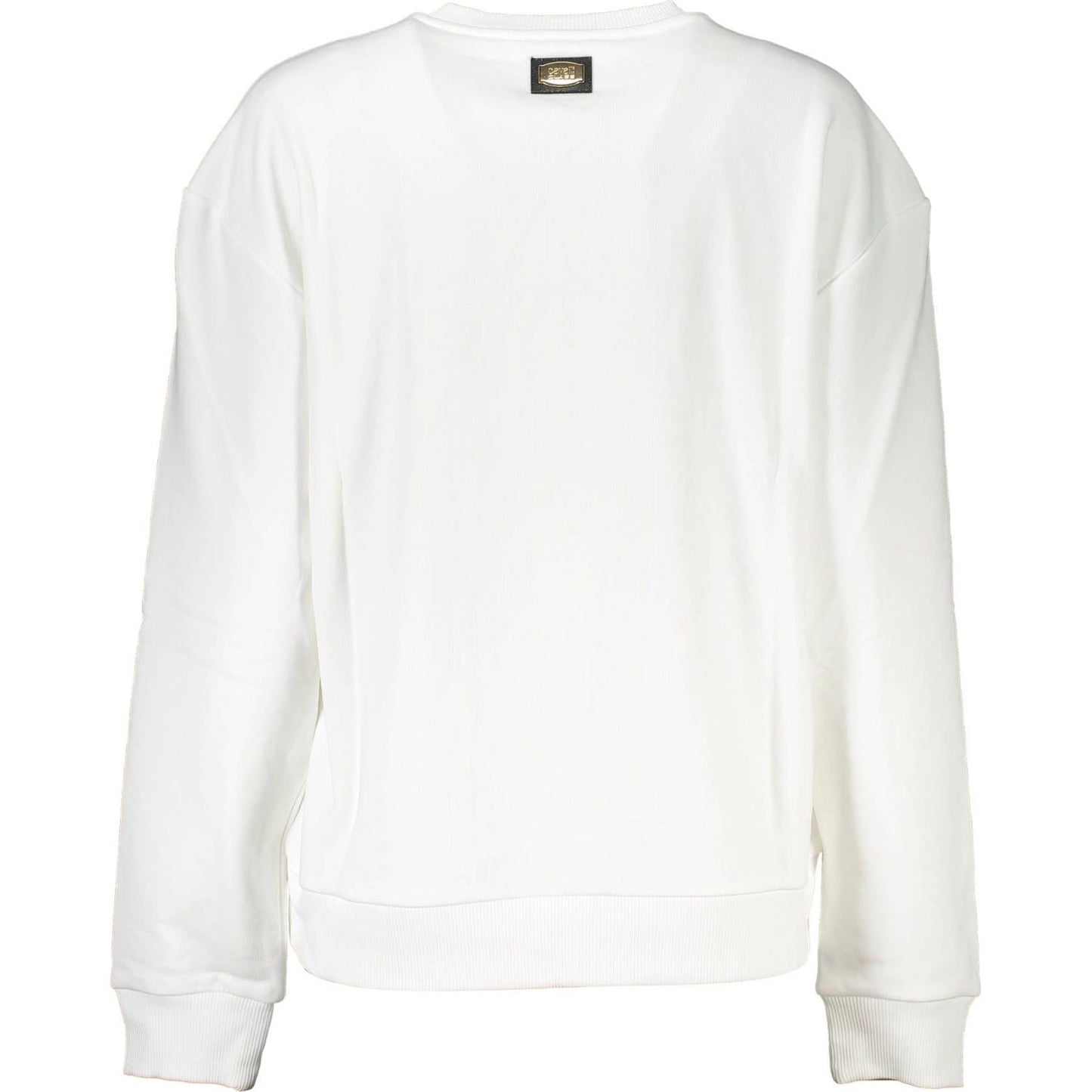 Cavalli Class White Cotton Women Sweater Cavalli Class