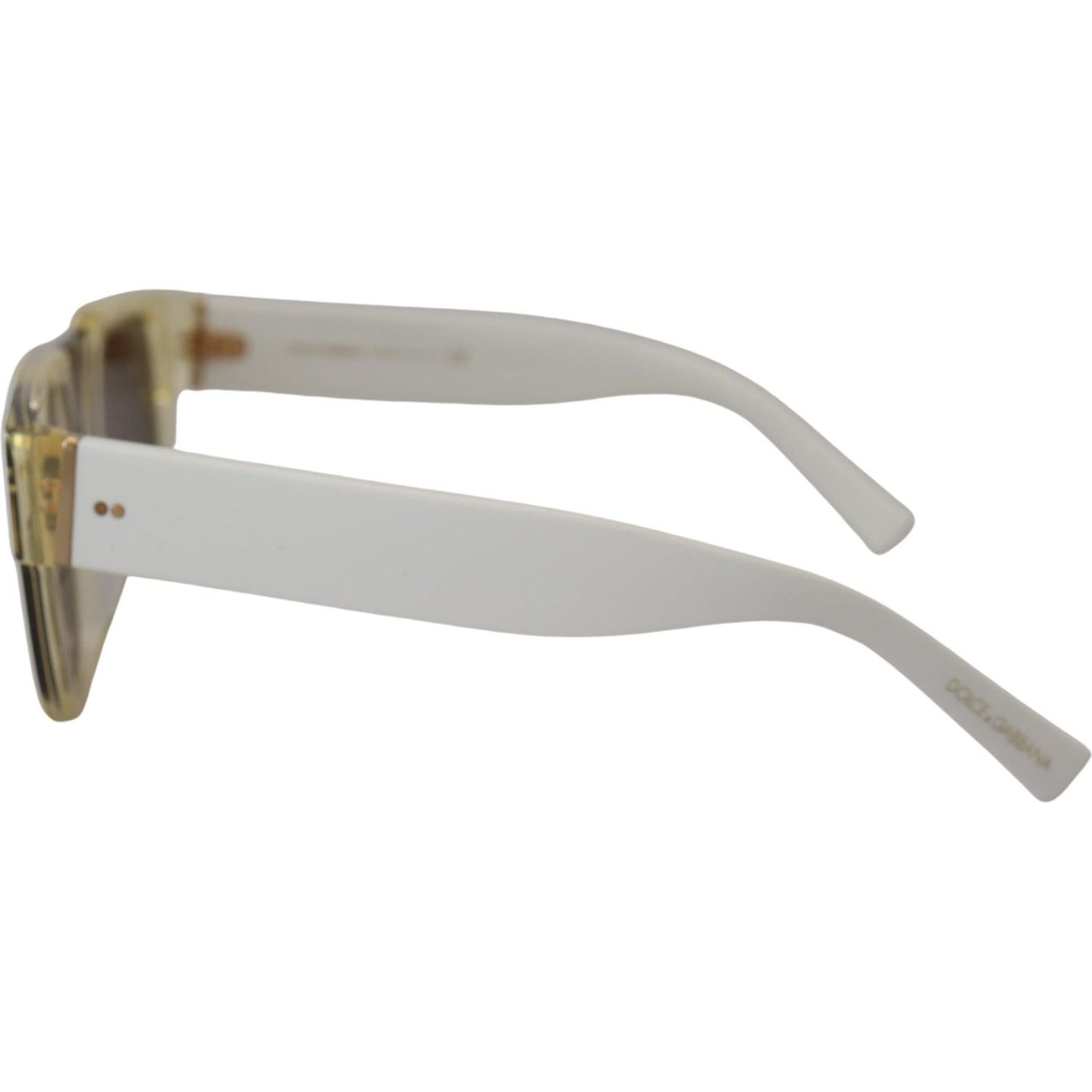 Dolce & Gabbana Elegant White Acetate Sunglasses for Women Dolce & Gabbana