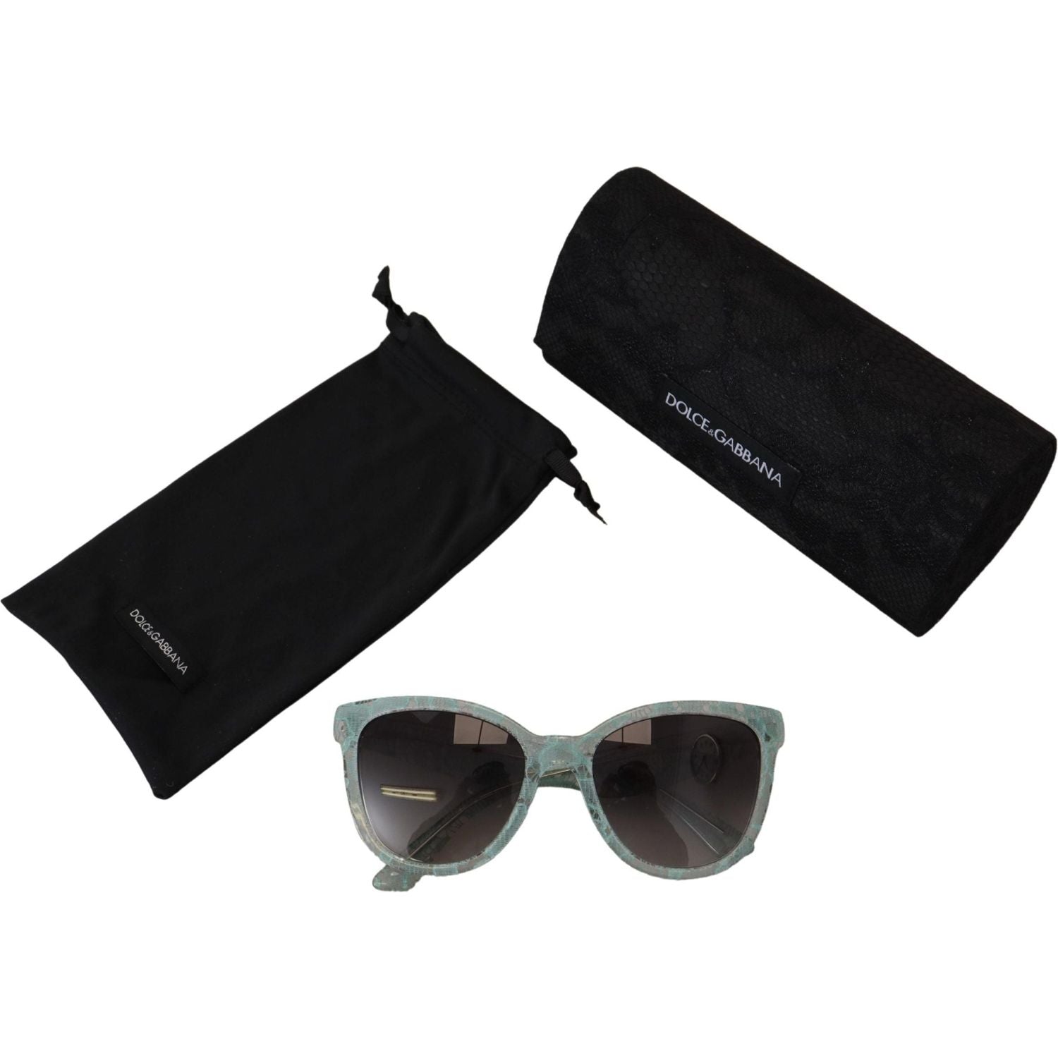 نظارات شمسية أنيقة من تصميم دولتشي آند غابانا مصنوعة من الدانتيل الصقلي