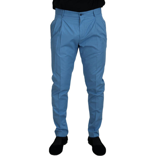 Dolce & Gabbana Elegant Slim Fit Chinos - Indulge in Italian Luxury Dolce & Gabbana