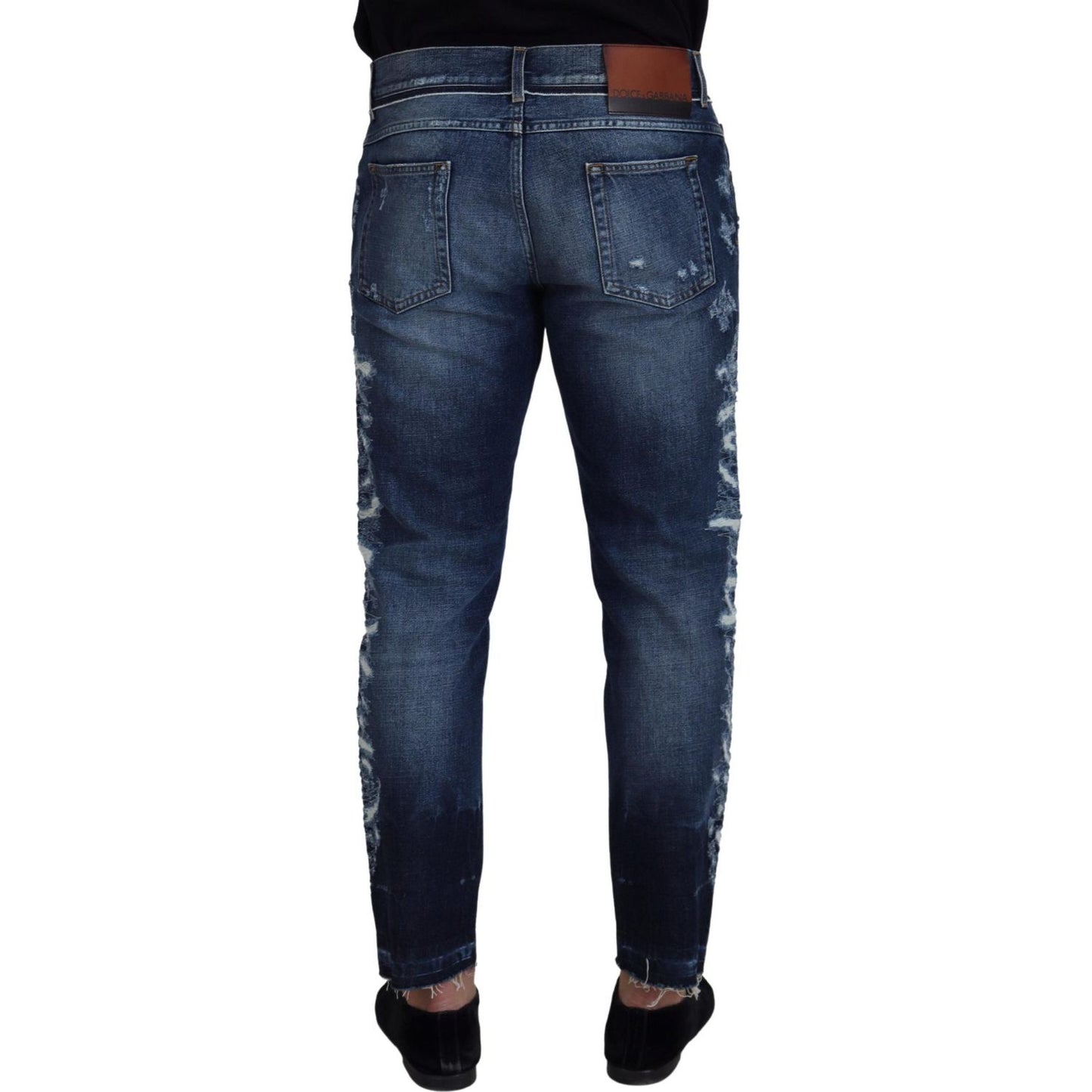 Dolce & Gabbana Elegant Blue Wash Regular Fit Jeans Dolce & Gabbana