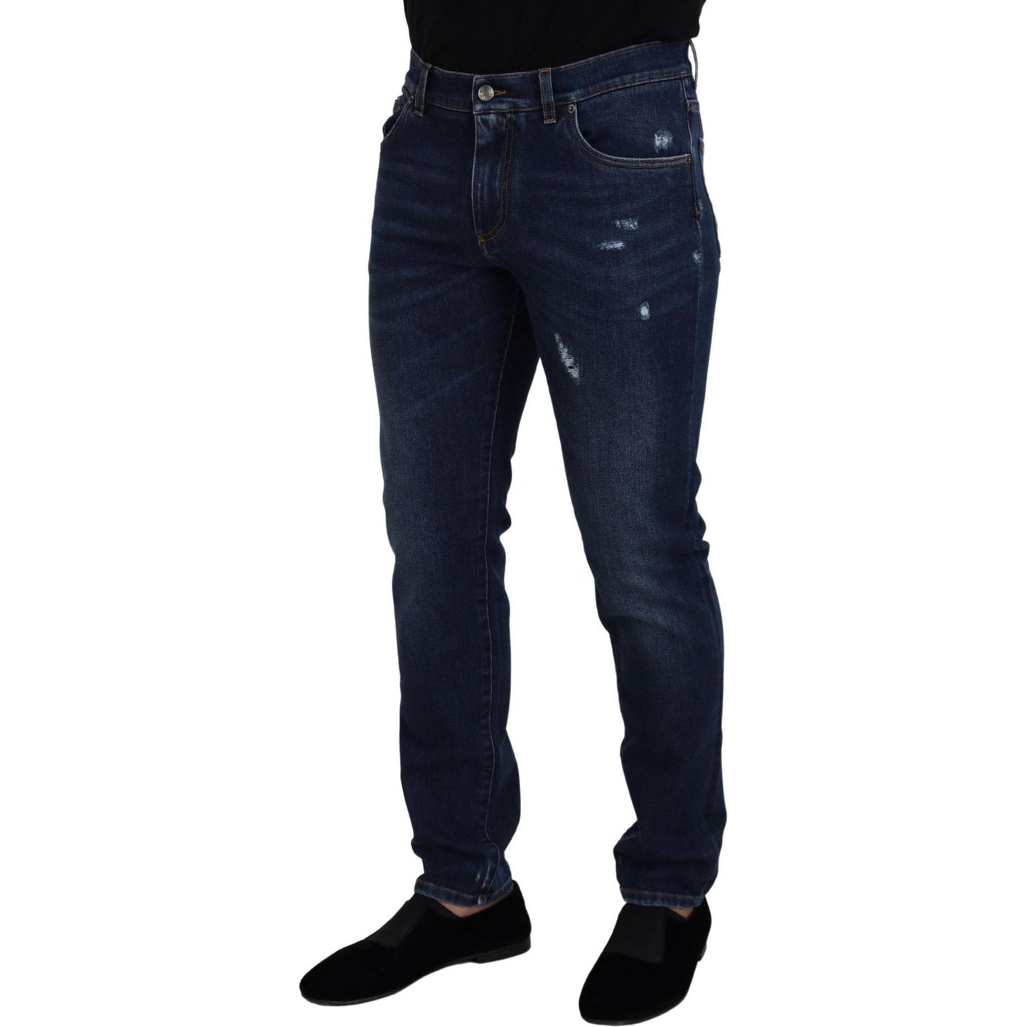 Dolce & Gabbana Chic Slim Fit Italian Denim Sensation Dolce & Gabbana