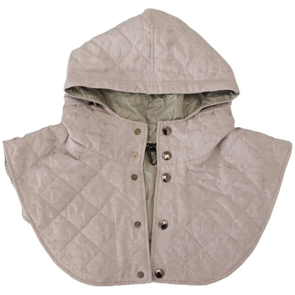 Dolce & Gabbana White Quilted Whole Head Wrap One Size Nylon Hat