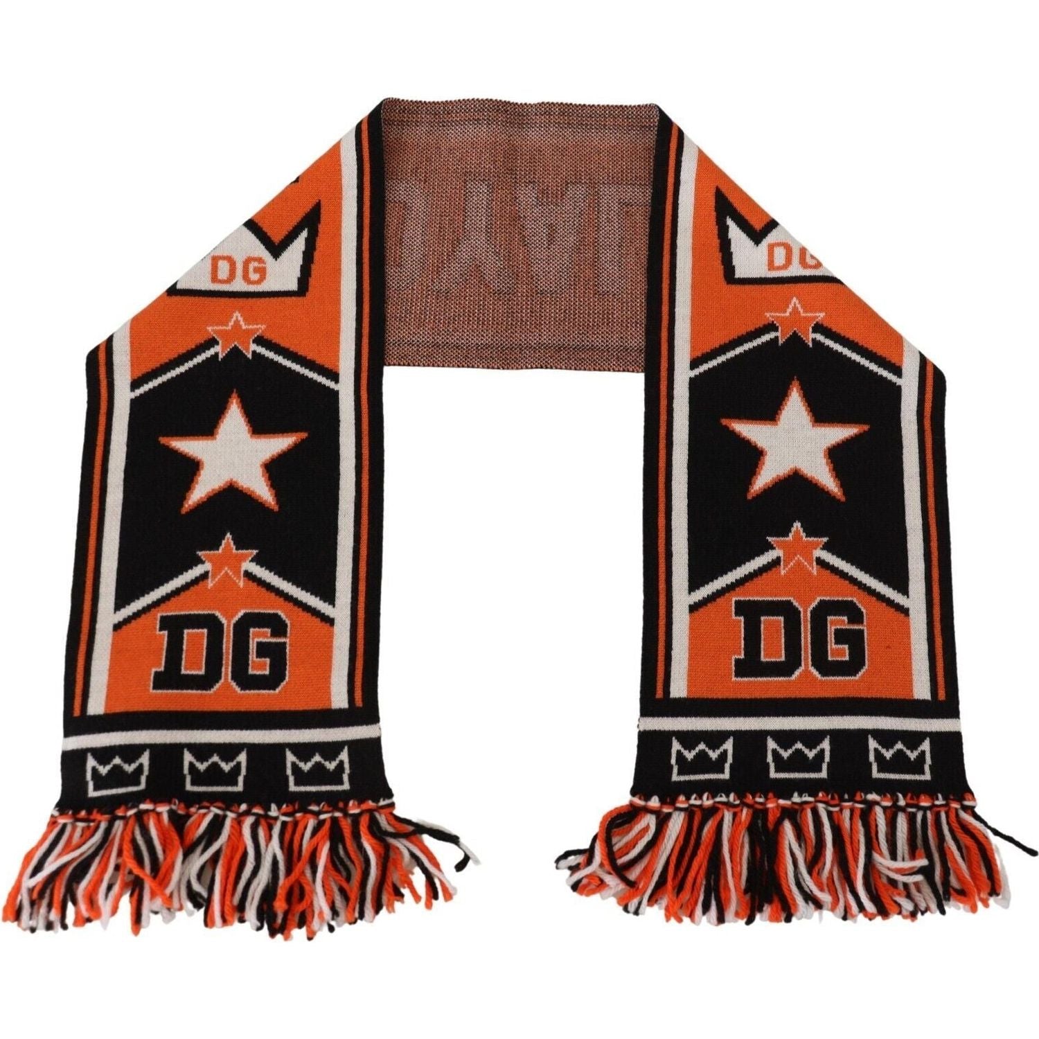 وشاح رجالي أنيق متعدد الألوان من الصوف والكشمير من دولتشي آند غابانا