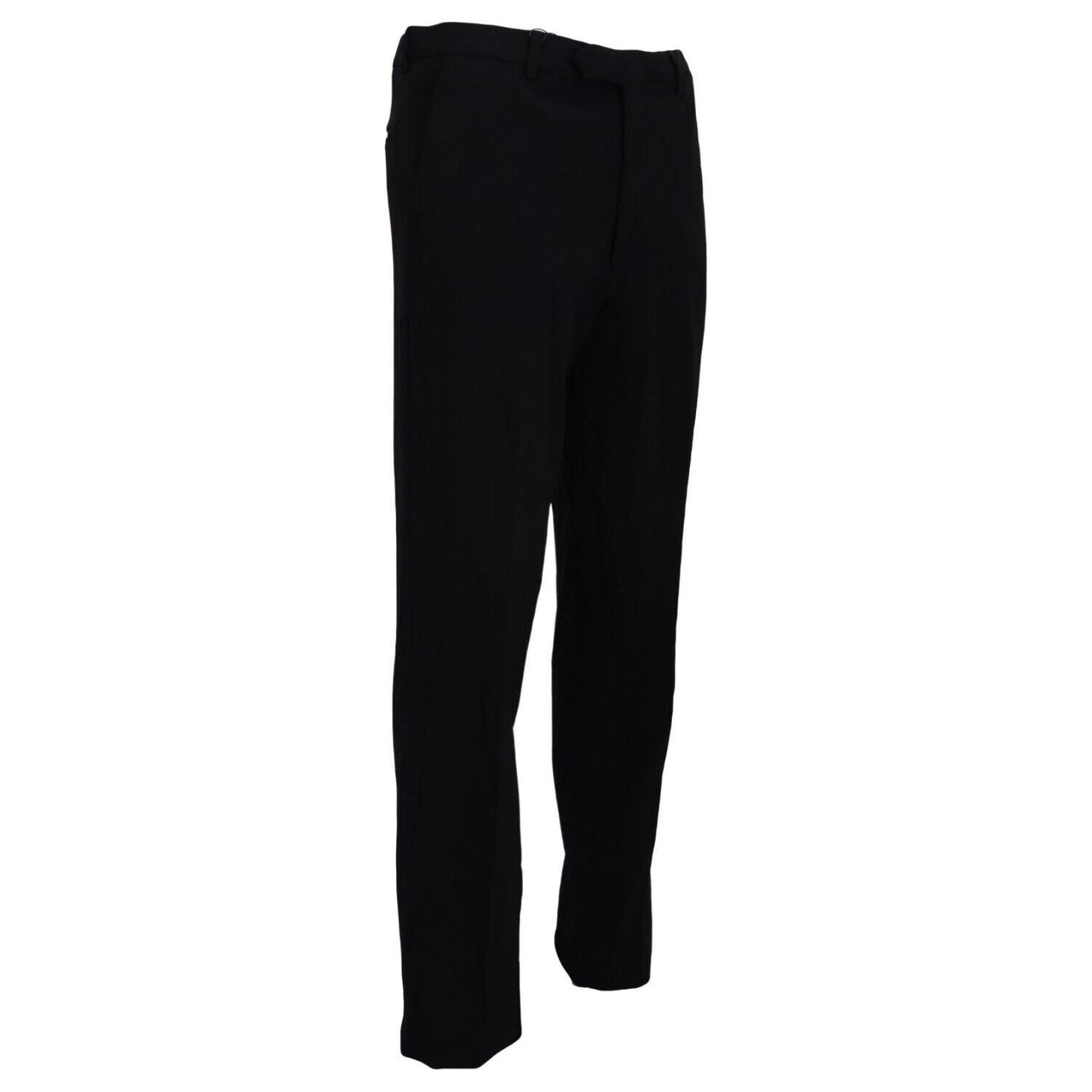 BENCIVENGA Elegant Black MainLine Trousers BENCIVENGA