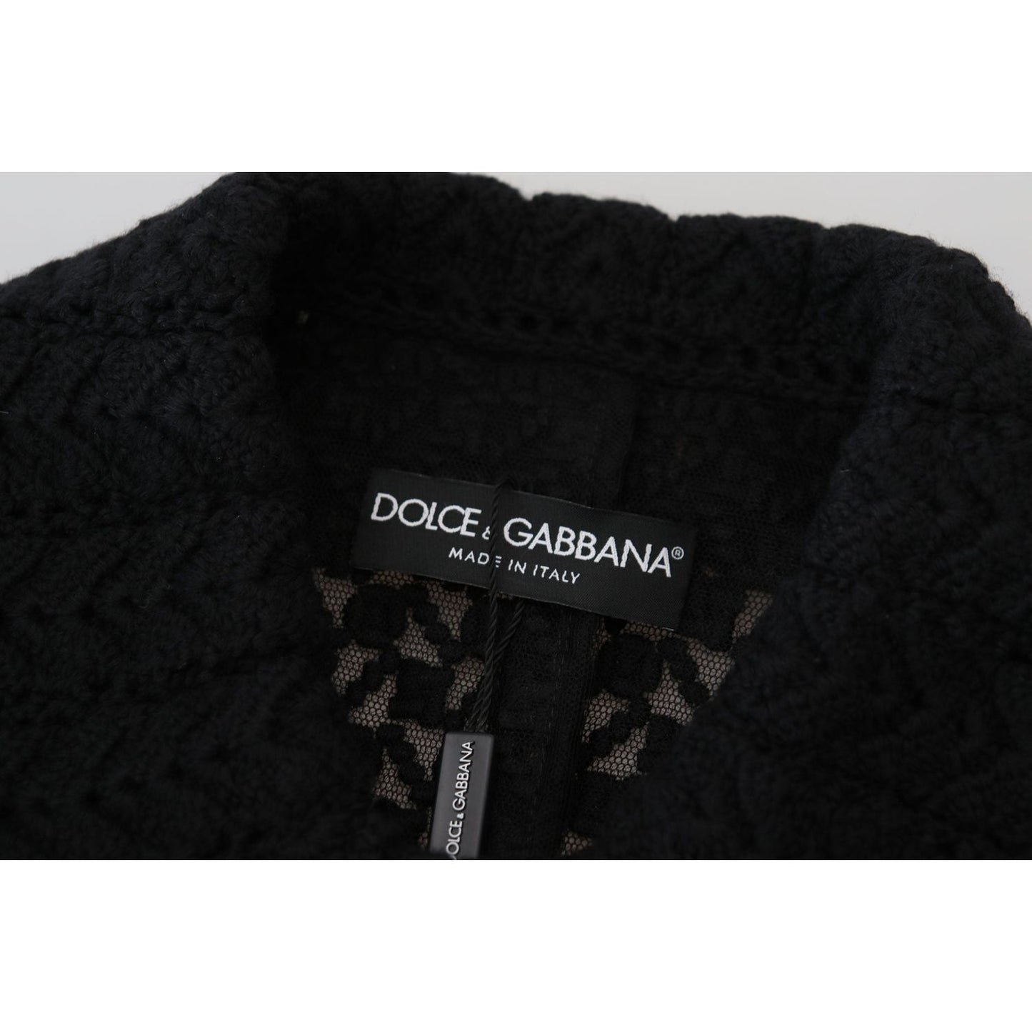 Dolce & Gabbana Classic Button Down Knitted Long Jacket Dolce & Gabbana