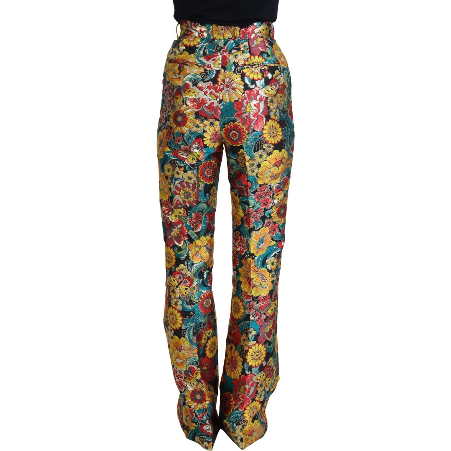 Dolce & Gabbana Elegant Multicolor Woven Pants Dolce & Gabbana