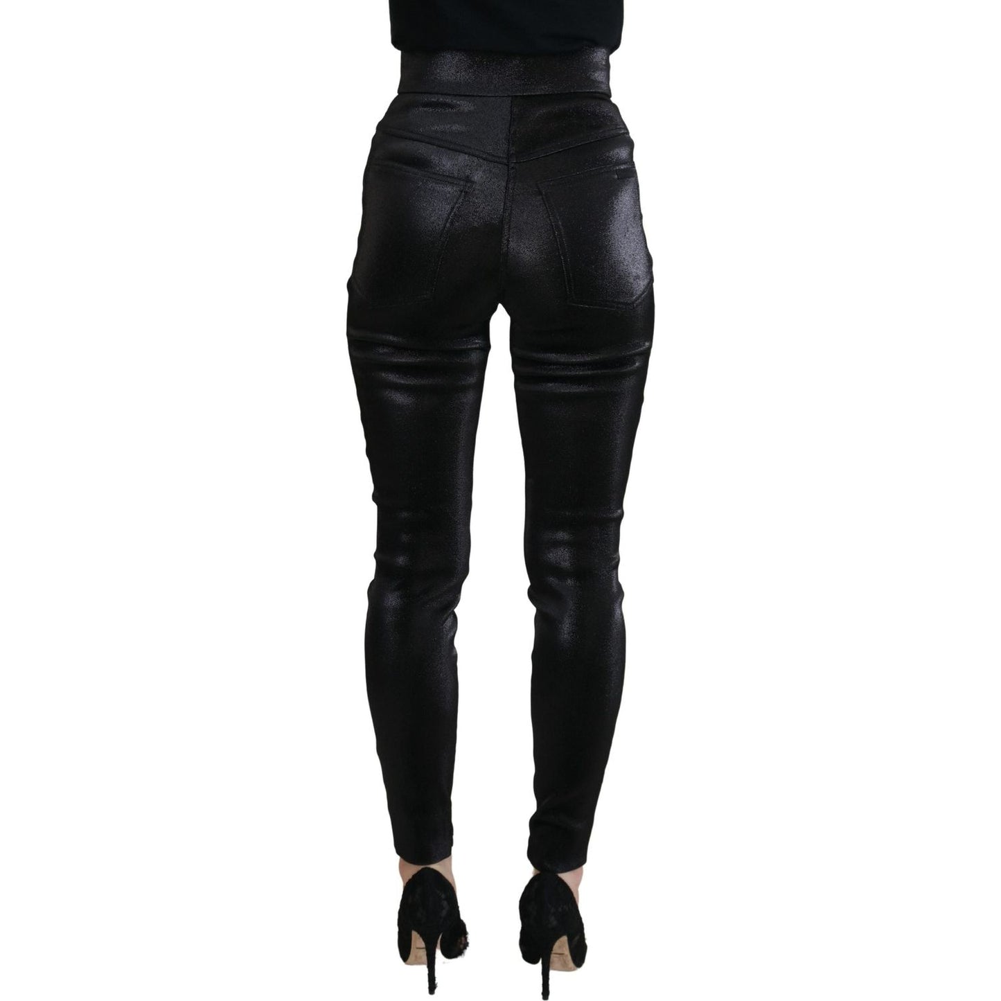 Dolce & Gabbana Elegant Black Denim Pants - Tailored Fit Dolce & Gabbana