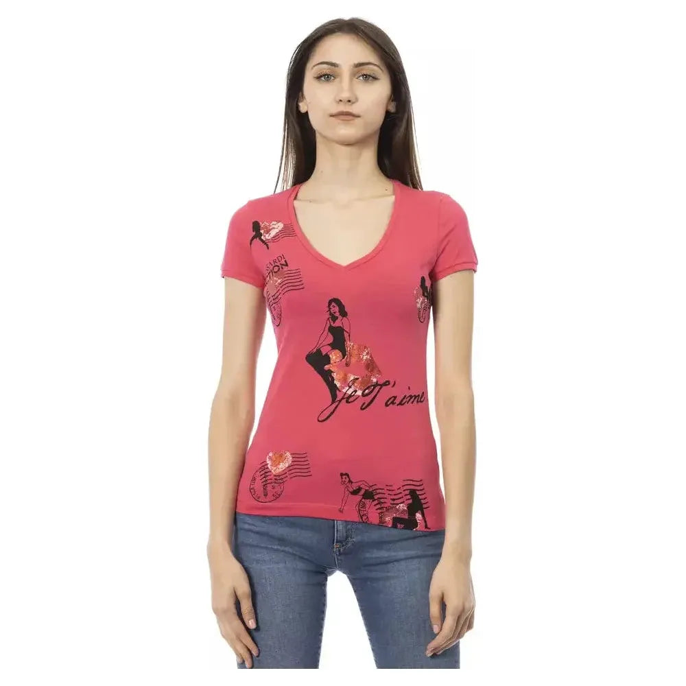 Trussardi Action Multicolor Cotton Women Top