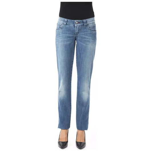 BYBLOS Blue Cotton Women Jeans BYBLOS