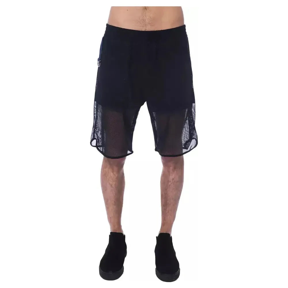 Nicolo Tonetto Black Polyester Men Short Nicolo Tonetto