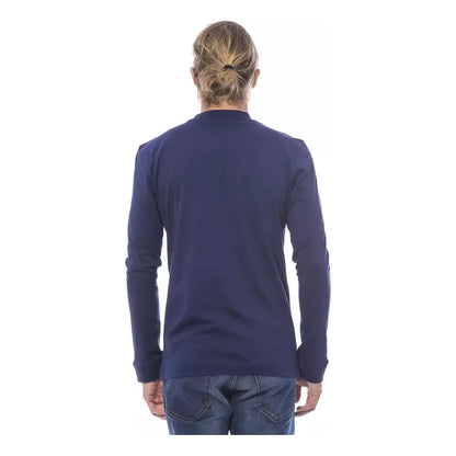 Verri Blue Cotton Men's Sweater