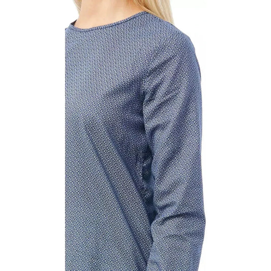 Bagutta Blue Cotton Women Shirt WOMAN TOPS AND SHIRTS Bagutta