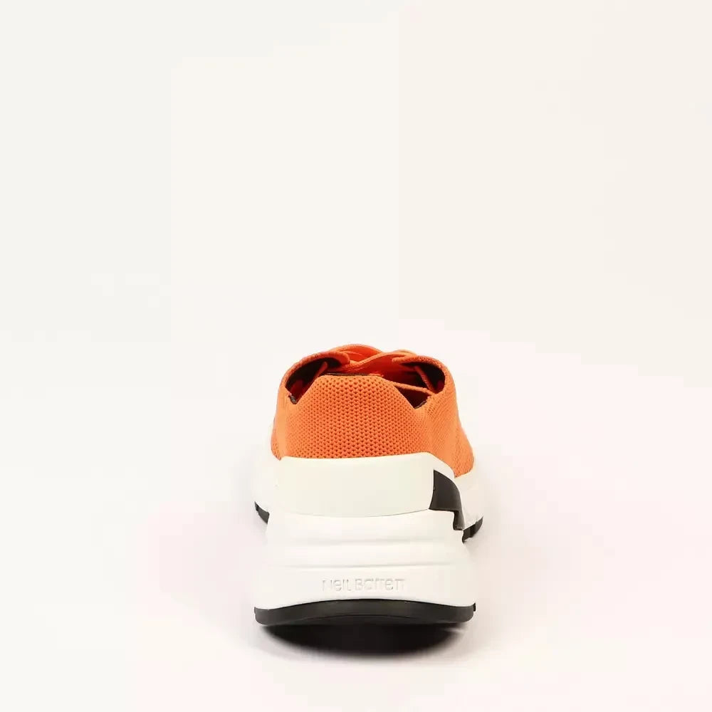 Neil Barrett Orange Textile Men Sneaker Neil Barrett