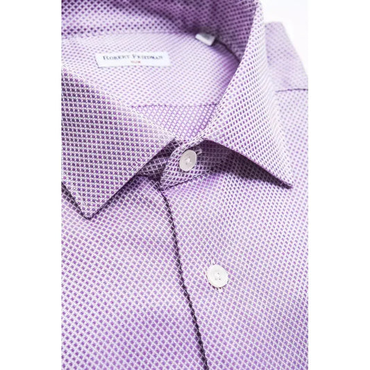 Robert Friedman Multicolor Cotton Men Shirt Robert Friedman