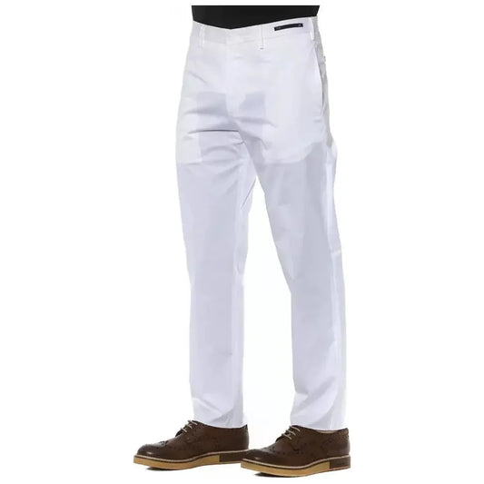 PT Torino White Cotton Men's Trouser PT Torino