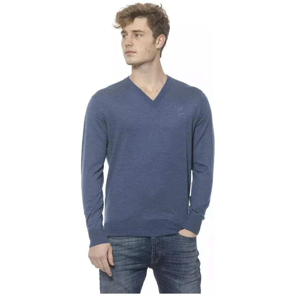 Billionaire Italian Couture Blue Cashmere Sweater
